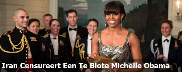 Iran Censureert Een Te Blote Michelle Obama