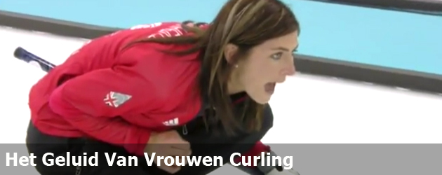 Het geluid Van Vrouwen Curling