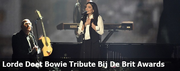 Lorde Doet Bowie Tribute Bij De Brit Awards