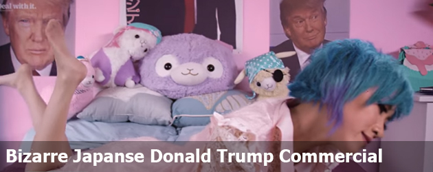 Bizarre Japanse Donald Trump Commercial