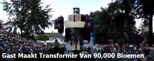 Gast Maakt Transformer Van 90,000 Bloemen