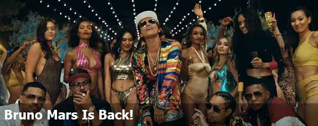 Bruno Mars Is Back!