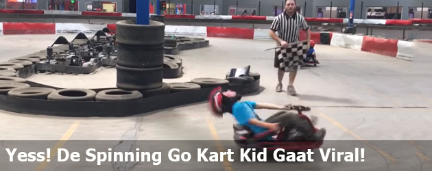 Yess! De Spinning Go Kart Kid Gaat Viral! Wat een baas!