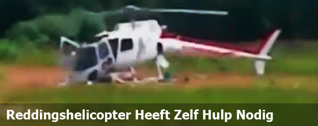 Reddingshelicopter Heeft Zelf Hulp Nodig