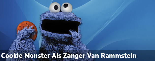 Cookie Monster Als Zanger Van Rammstein  