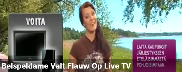 Belspeldame Valt Flauw Op Live TV