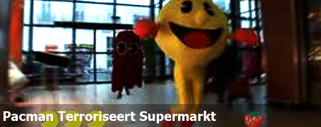 Pacman Terroriseert Supermarkt 