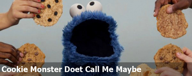 Cookie Monster Doet Call Me Maybe