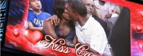Obama Op De Kiss Cam
