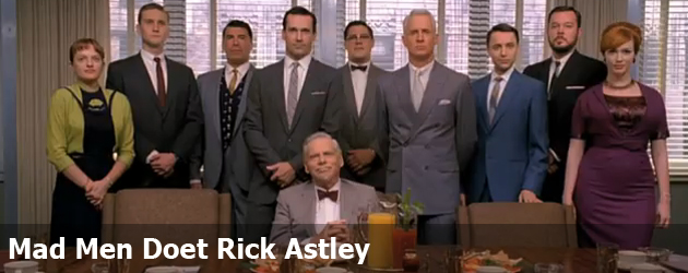 Mad Men Doet Rick Astley