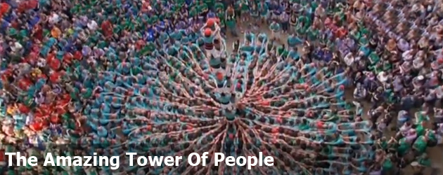 The Amazing Tower Of People
