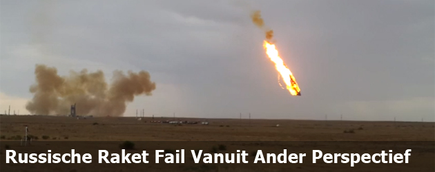 Russische Raket Fail Vanuit Ander Perspectief