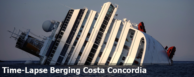 Time-Lapse Berging Costa Concordia