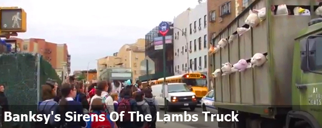 Banksy's Sirens Of The Lambs Truck