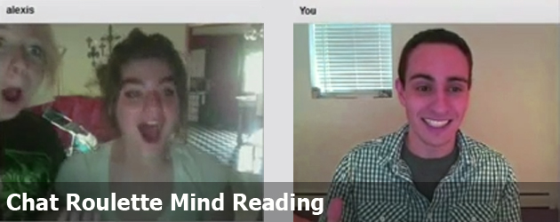 Chat Roulette Mind Reading