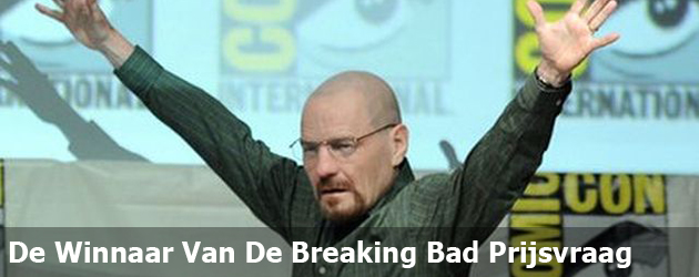 De Winnaar Van De Breaking Bad Prijsvraag