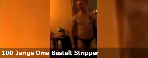 100-Jarige Oma Bestelt Stripper