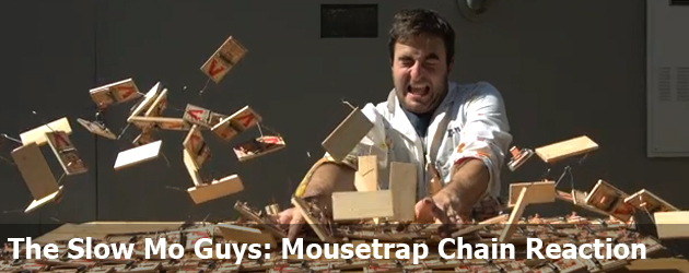 The Slow Mo Guys: Mousetrap Chain Reaction