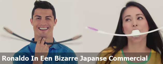 Ronaldo In Een Bizarre Japanse Commercial