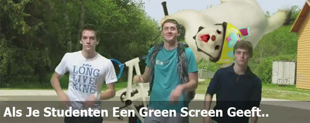 Als Je Studenten Een Green Screen Geeft..