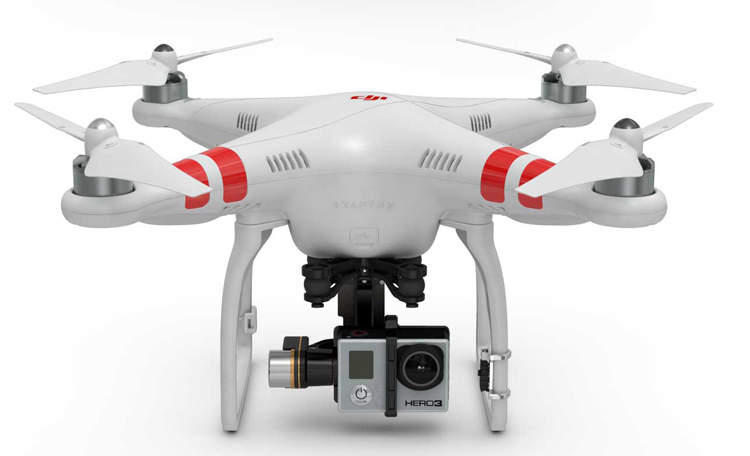 De  DJI phantom 2. Toffe drone maar ook dure drone