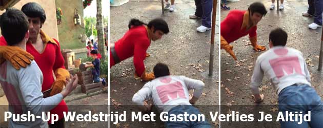 Push-Up Wedstrijd Met Gaston Verlies Je Altijd