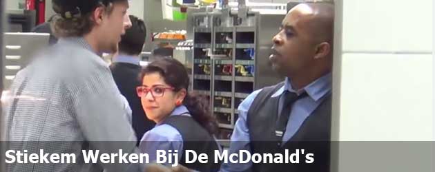 Stiekem Werken Bij De McDonald's