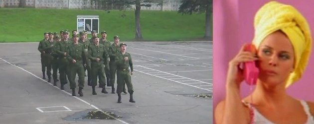 Yessss! Het Russische Leger Doet Barbie Girl!