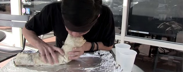 Gast Eet De Burritozilla In 2 Minuten