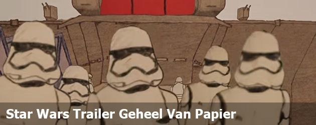 Star Wars Trailer Geheel Van Papier