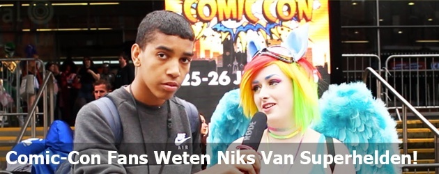 Comic-Con Fans Weten Niks Van Superhelden!