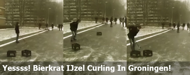 Yessss! Bierkrat IJzel Curling In Groningen!