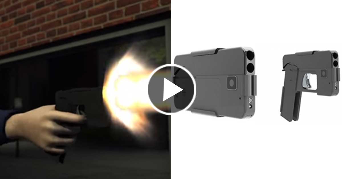 Only in America! De Smartphonegun: Lijkt een telefoon is een gun