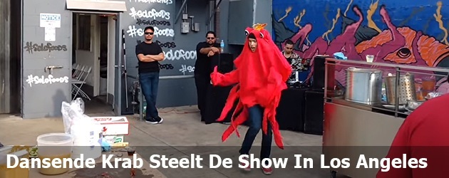 Dansende Krab Steelt De Show In Los Angeles
