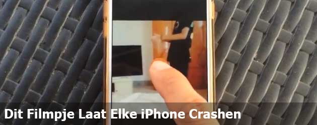 Dit Filmpje Laat Elke iPhone Crashen