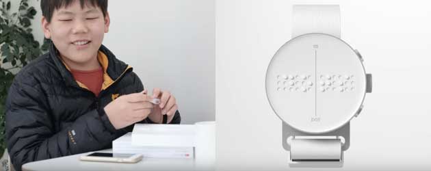 De Aller Eerste Braille Smartwatch Is Een Feit