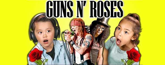 Kids React To Guns N'Roses