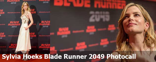 De Mooie Sylvia Hoeks op de Blade Runner 2049 photocall
