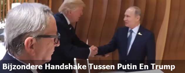 Bijzondere Handshake Tussen Putin En Trump