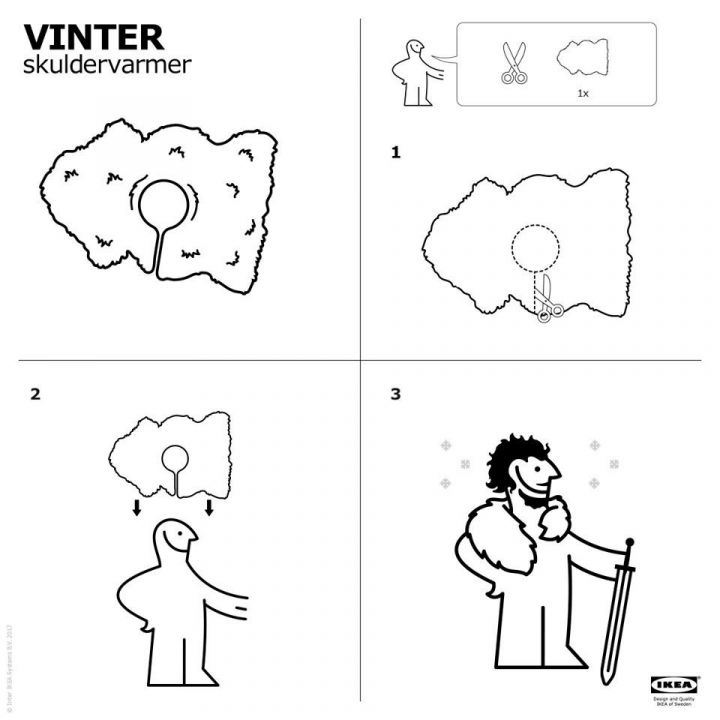 IKEA Komt Met Een Jon Snow Cape
